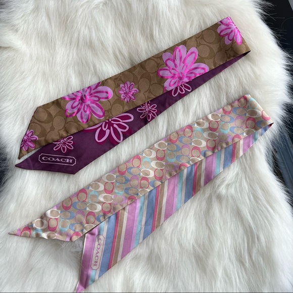 2 Coach Scarves